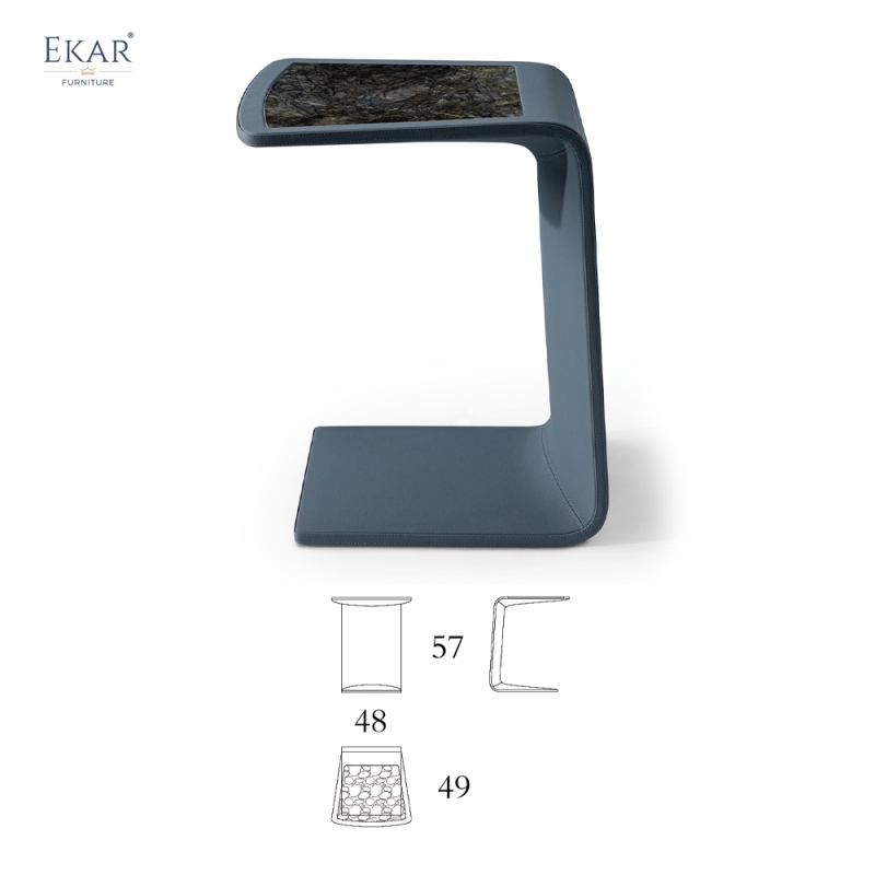 Stylish and modern style sofa corner table