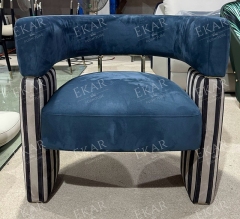 Modern design comfortable lounge metal chair with cushion for living room ​