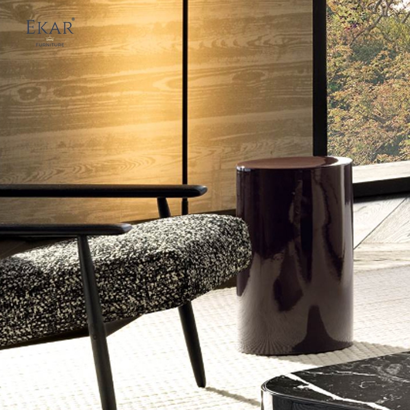 Modern Outdoor Stainless Steel Coffee Table, Weatherproof Patio Side Table