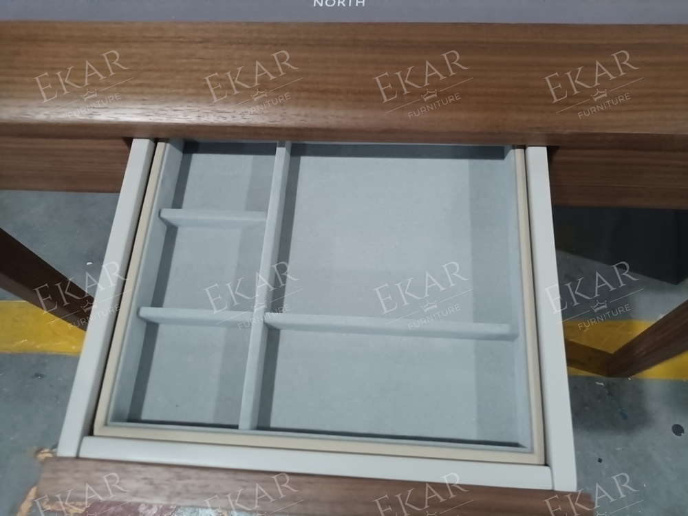 Modern Square Game Table with Felt Surface and Wooden Frame