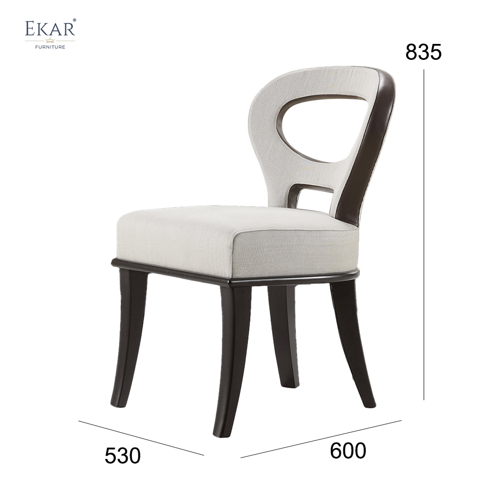 Modern Premium Fabric/Leather Upholstery dining chair