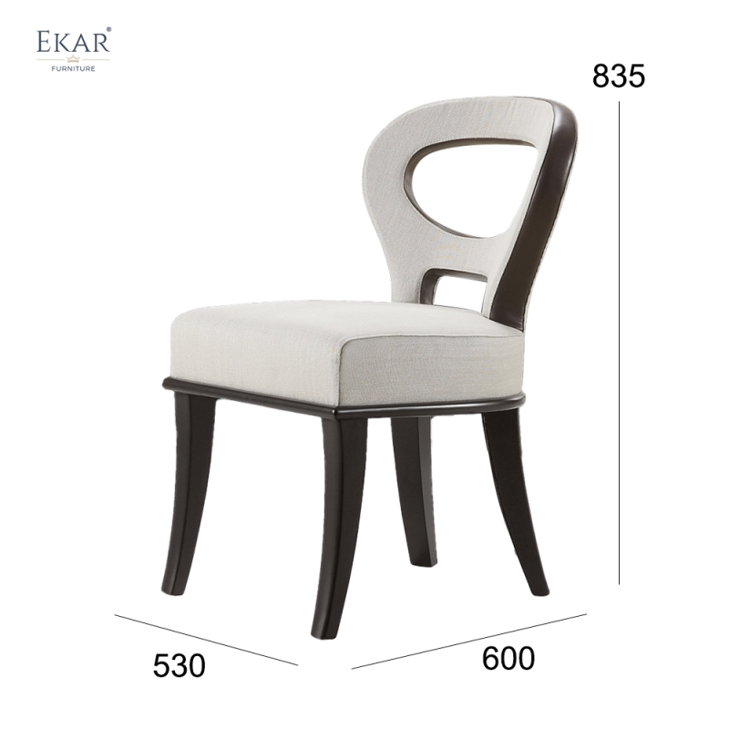 Modern Premium Fabric/Leather Upholstery dining chair