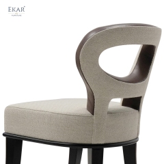 Modern Premium Fabric/Leather Upholstery dining chair