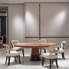 Modern Premium Fabric/Leather Upholstery dining chair