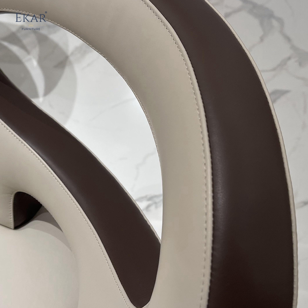 Modern Premium Fabric/Leather Upholstery dining chair