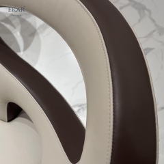 Modern Premium Fabric/Leather Upholstery dining chair