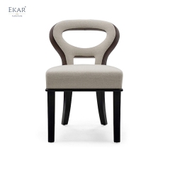 Modern Premium Fabric/Leather Upholstery dining chair