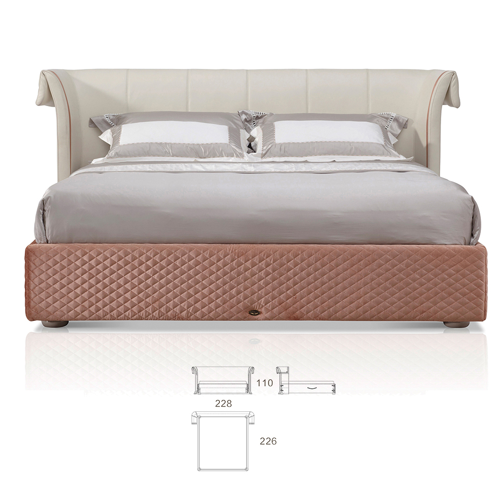 Modern bed in modern bedroom style