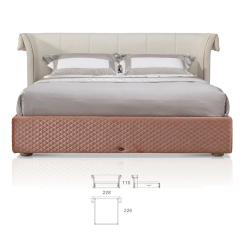 Modern bed in modern bedroom style