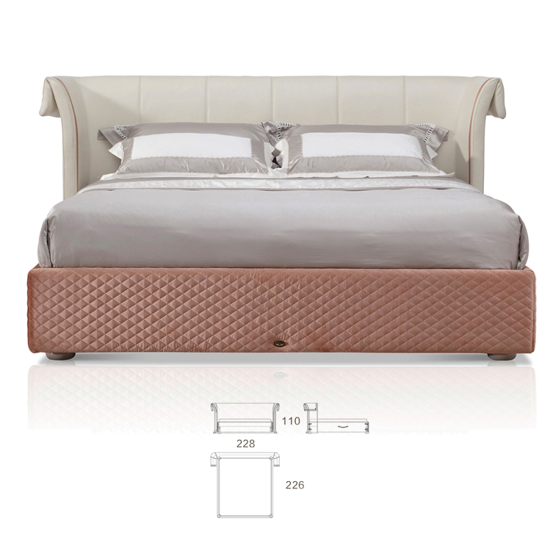 Modern bed in modern bedroom style