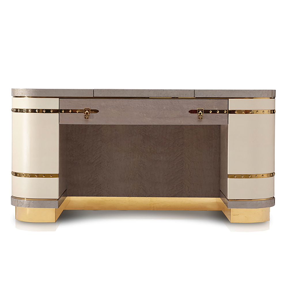 Metal base luxury design dressing table
