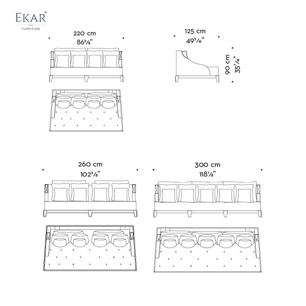 EKAR Albert Sofa | Generational Comfort in Old Money Elegance