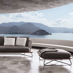 EKAR Sailor's Stool | Monsoon-Proof Teak Ottoman for Coastal Terraces