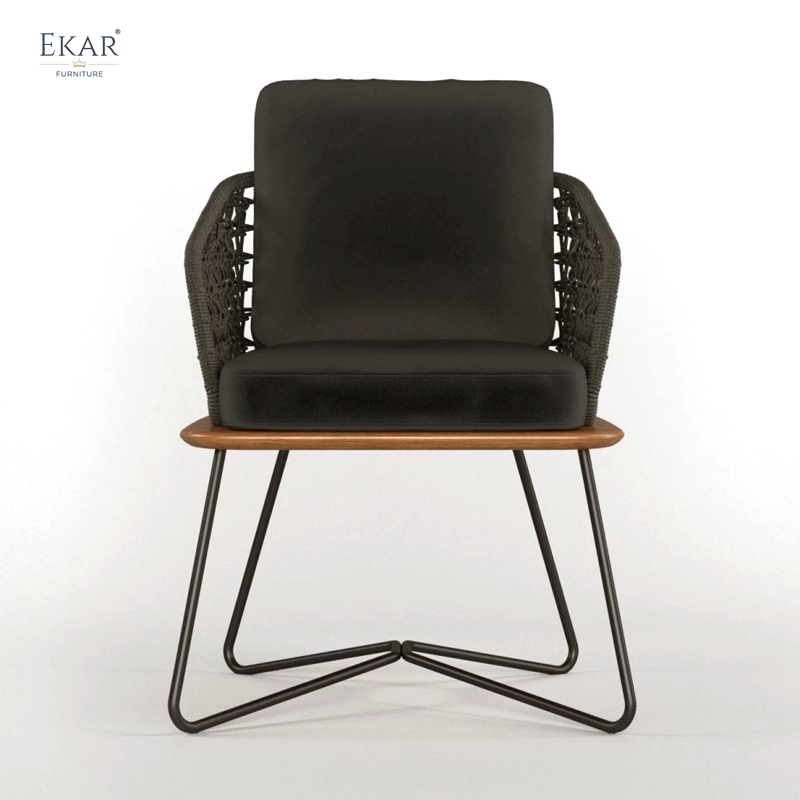 EKAR Colombo Armchair | Admiral's Veranda Seat in Salt-Weathered Teak Outdoor Furniture