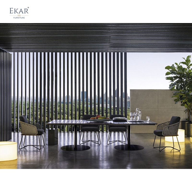 EKAR Colombo Armchair | Admiral's Veranda Seat in Salt-Weathered Teak Outdoor Furniture