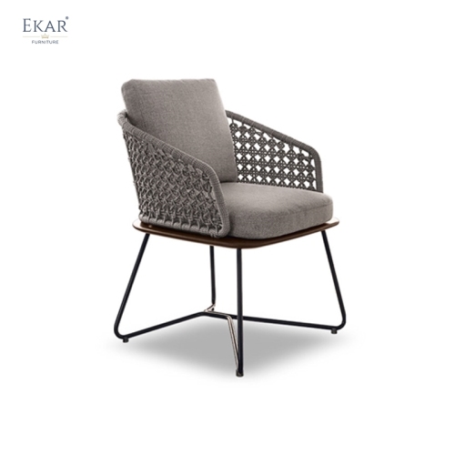 EKAR Colombo Armchair | Admiral's Veranda Seat in Salt-Weathered Teak Outdoor Furniture