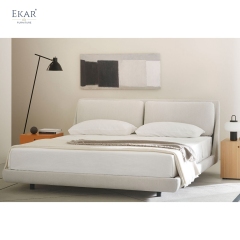 EKAR Aura Minimalist Bed - Suspended Bed, Low Profile Design, Scandinavian Style, Create a Tranquil Bedroom