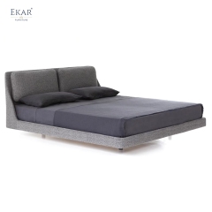 EKAR Aura Minimalist Bed - Suspended Bed, Low Profile Design, Scandinavian Style, Create a Tranquil Bedroom