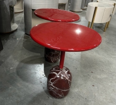 EKAR Modern Side Table with marble Base