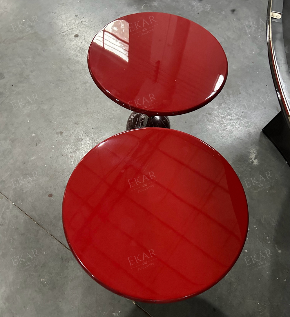 EKAR Modern Side Table with marble Base