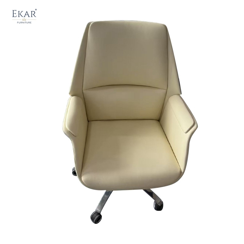 Luxury Leather Office Chair - Ergonomic Swivel Chair for Home Executives | EKAR