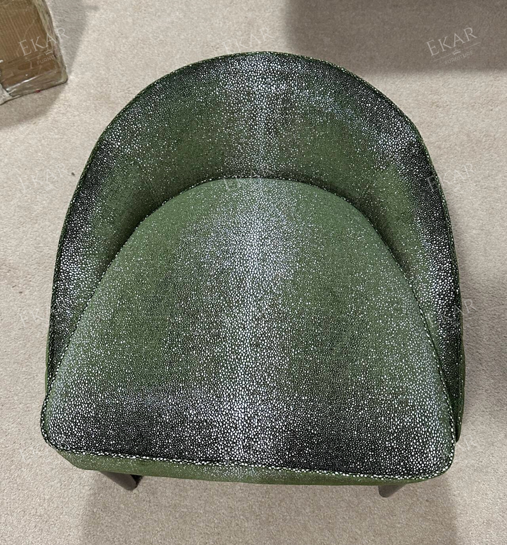 Modern Fabric Chair with Iron Base