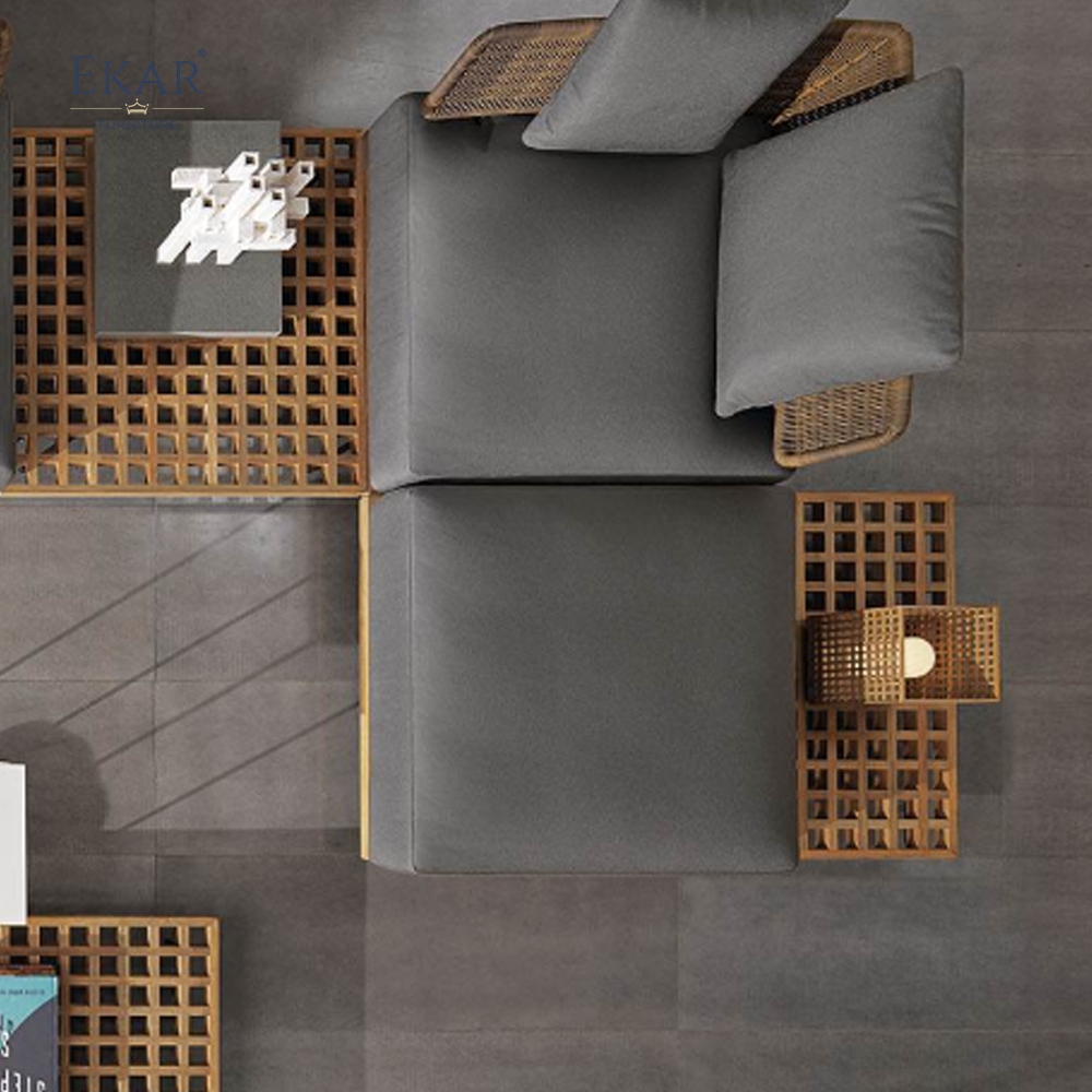 Modern Minimalist Solid Wood Outdoor Lamp Shade