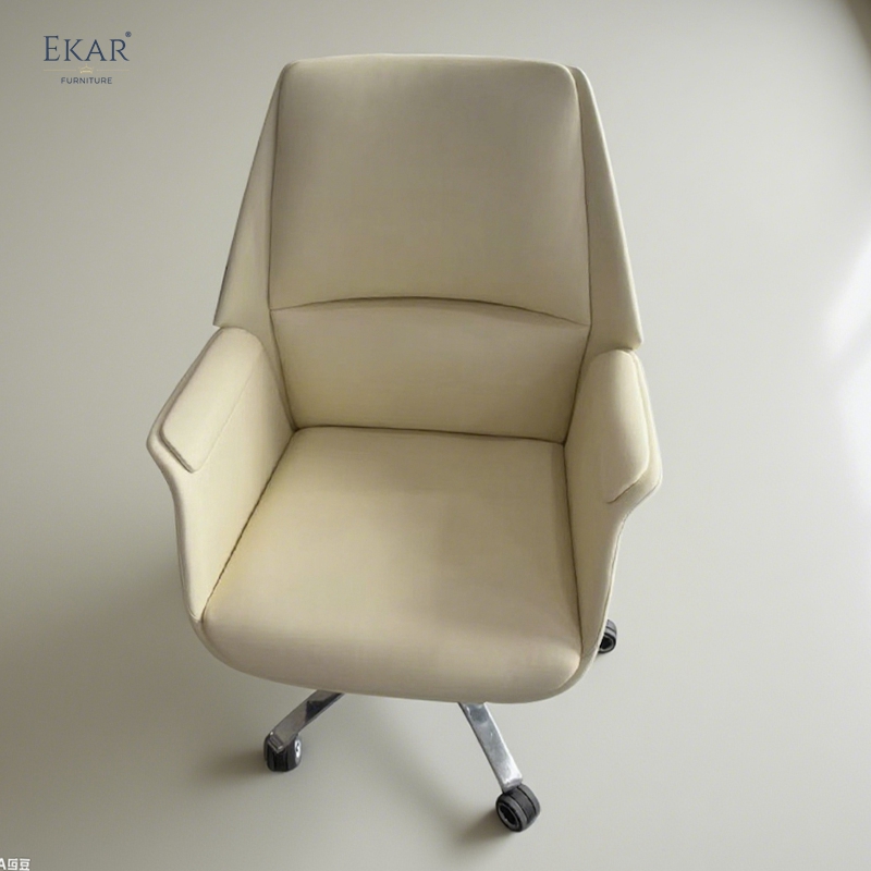Luxury Leather Office Chair - Ergonomic Swivel Chair for Home Executives | EKAR