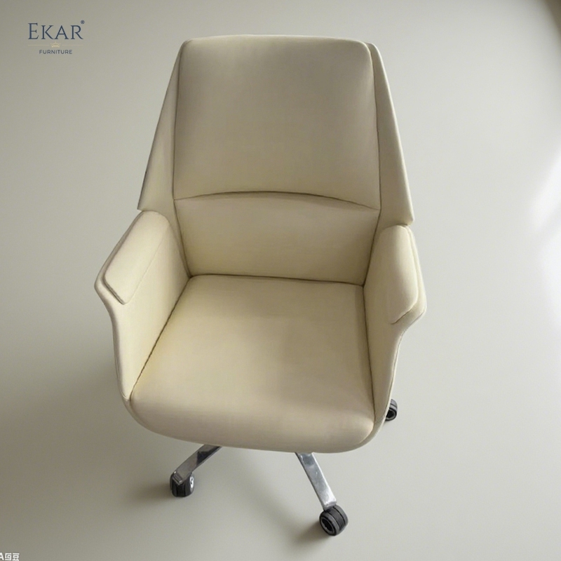 Luxury Leather Office Chair - Ergonomic Swivel Chair for Home Executives | EKAR