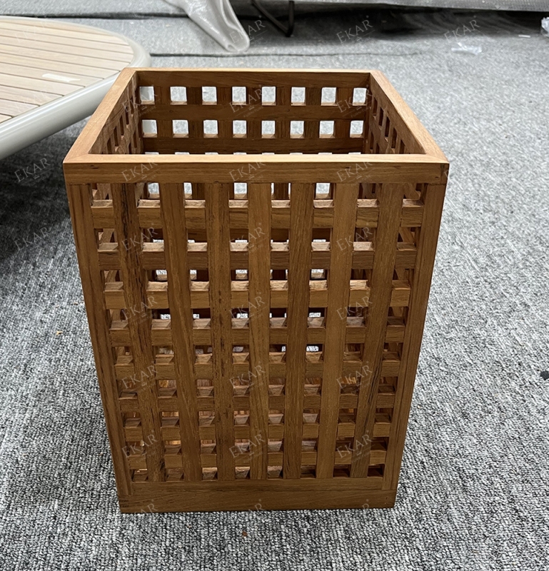 Modern Minimalist Solid Wood Outdoor Lamp Shade