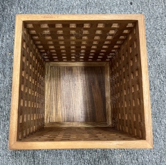 Modern Minimalist Solid Wood Outdoor Lamp Shade