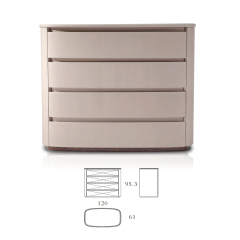Modern wooden storage white sideboard luxury bedroom chest of drawers