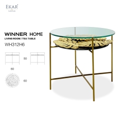 Metal and Glass Corner Table - Contemporary Accent Piece for Stylish Home Decor