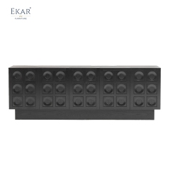 Modern Solid Wood Side Cabinet: Sleek Storage for Your Space