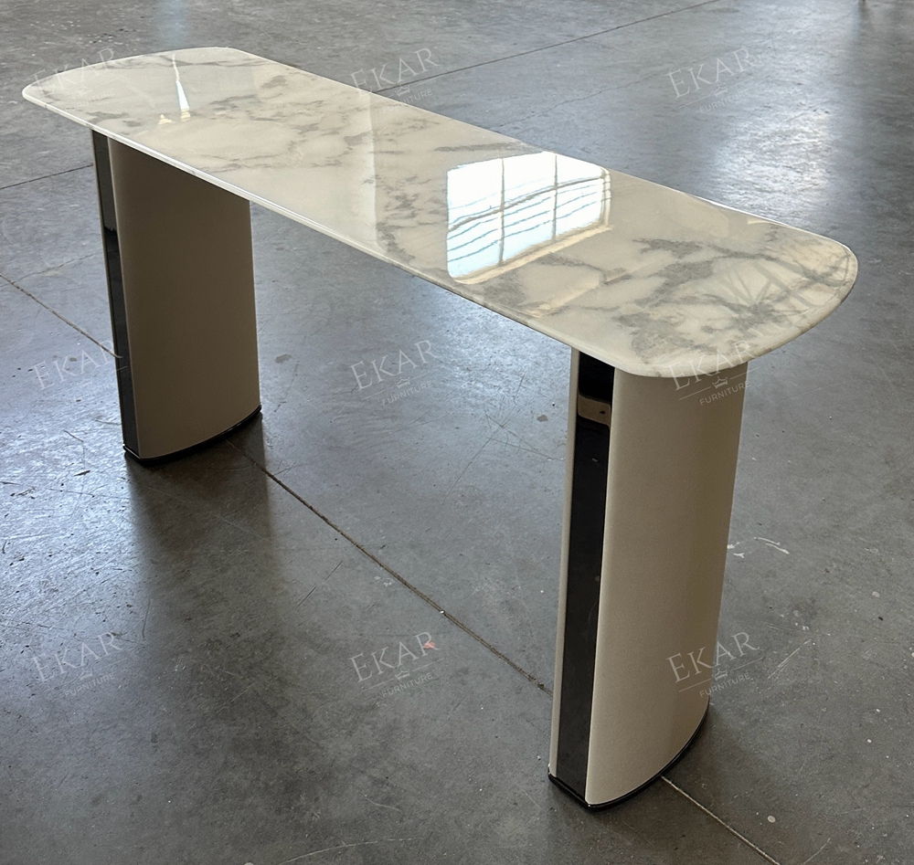 Marble countertop sofa