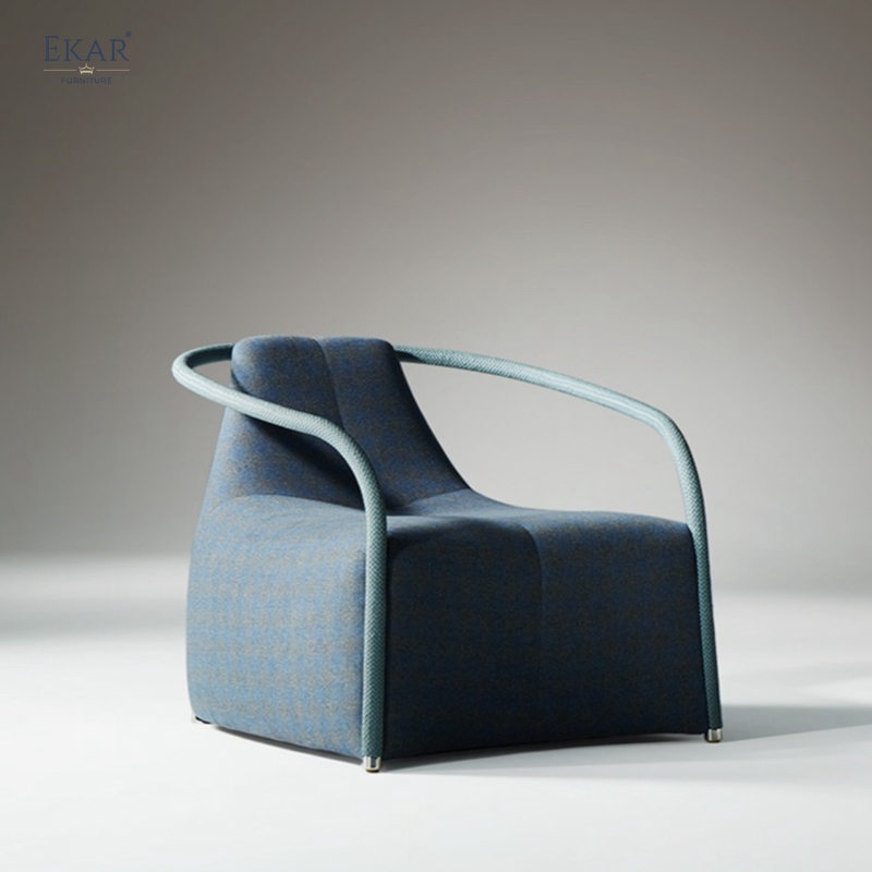 EKAR Genuine Leather Tea Chair – Relaxed Seating for Tea Moments