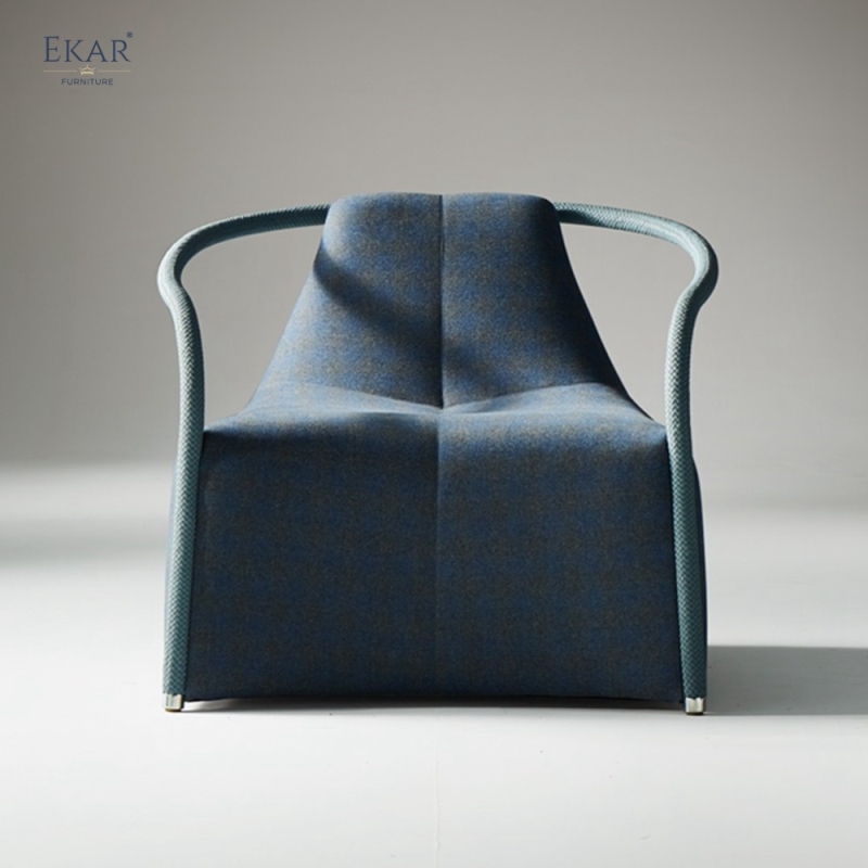EKAR Genuine Leather Tea Chair – Relaxed Seating for Tea Moments