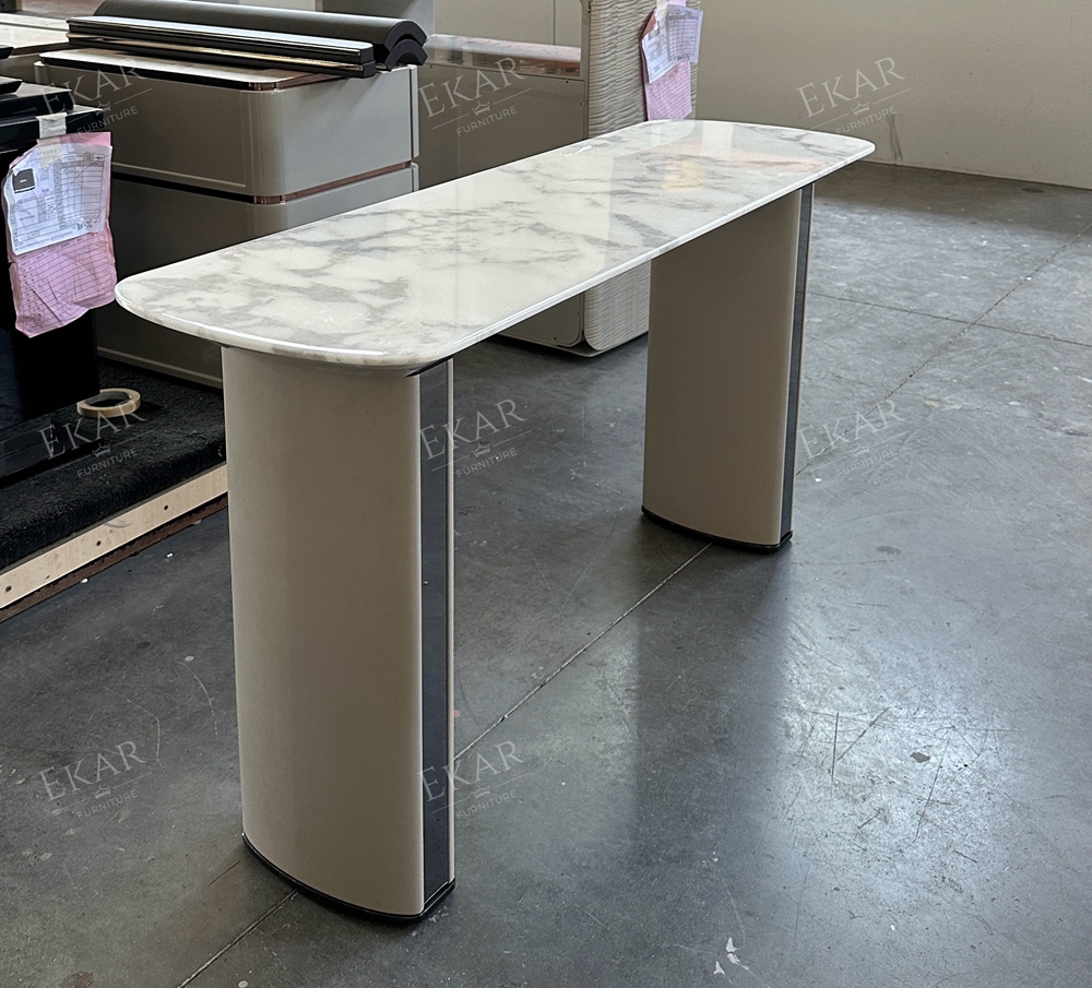Marble countertop sofa