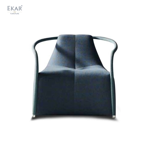 EKAR Genuine Leather Tea Chair – Relaxed Seating for Tea Moments