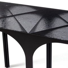 Zenith Stainless Steel Console Table – Sleek Accent for Entryways & Living Spaces