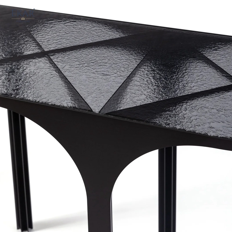 Zenith Stainless Steel Console Table – Sleek Accent for Entryways & Living Spaces
