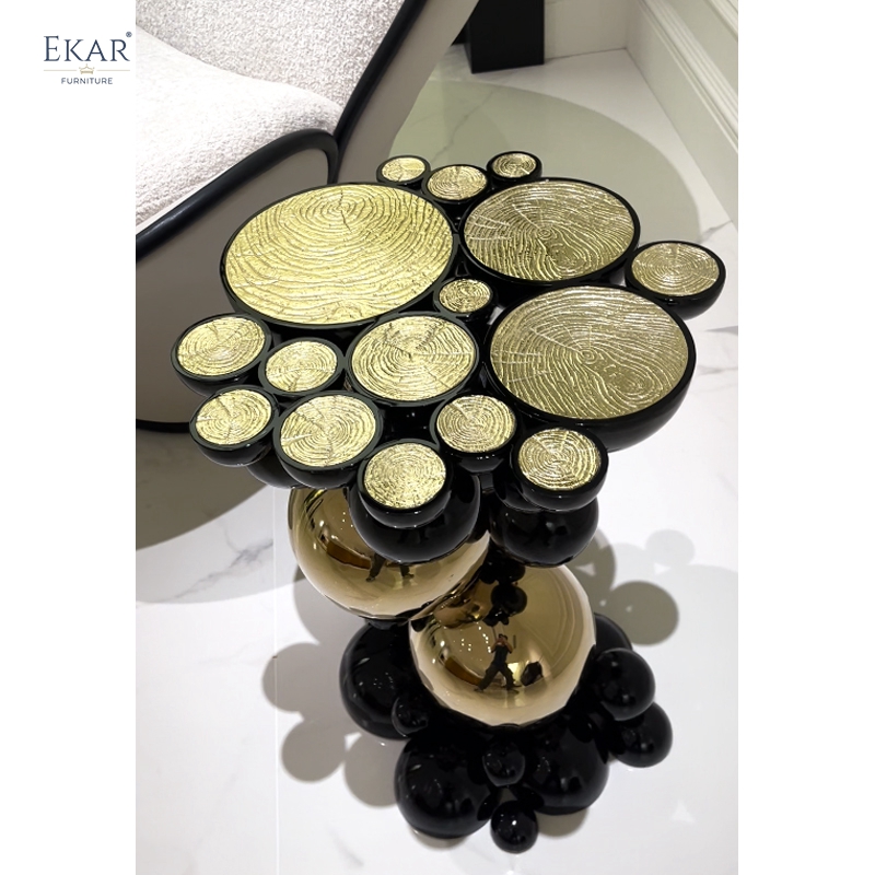EKAR Ember Luxury Side Table – Sleek Accent for Living Rooms & Reading Nooks