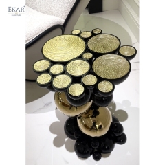 EKAR Ember Luxury Side Table – Sleek Accent for Living Rooms & Reading Nooks