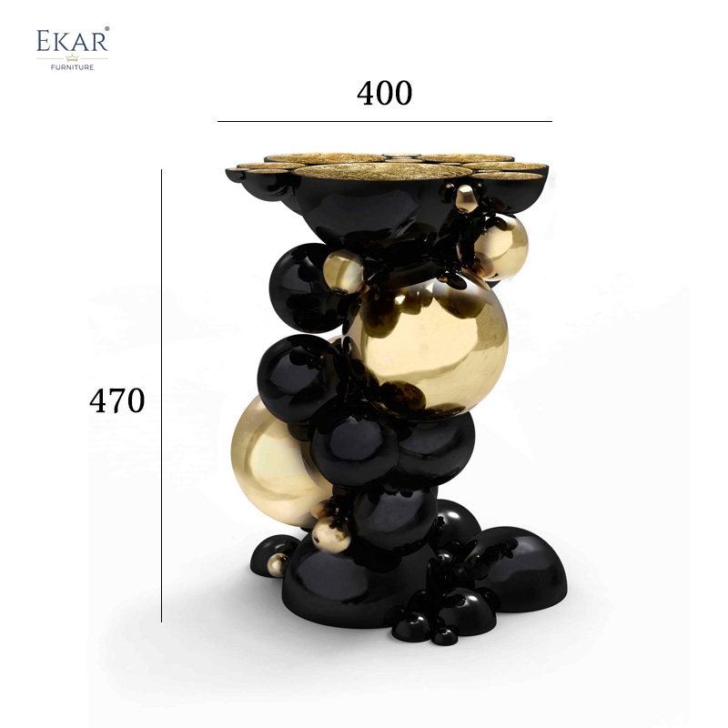 EKAR Ember Luxury Side Table – Sleek Accent for Living Rooms & Reading Nooks