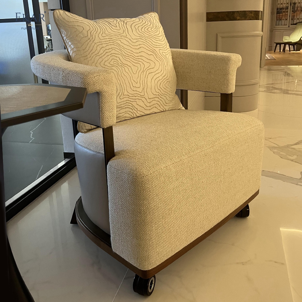 EKAR Glide Chair – Rolling Lounge Chair for Living Rooms & Offices