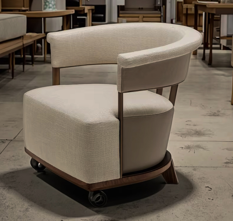 EKAR Glide Chair – Rolling Lounge Chair for Living Rooms & Offices