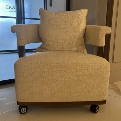 EKAR Glide Chair – Rolling Lounge Chair for Living Rooms & Offices