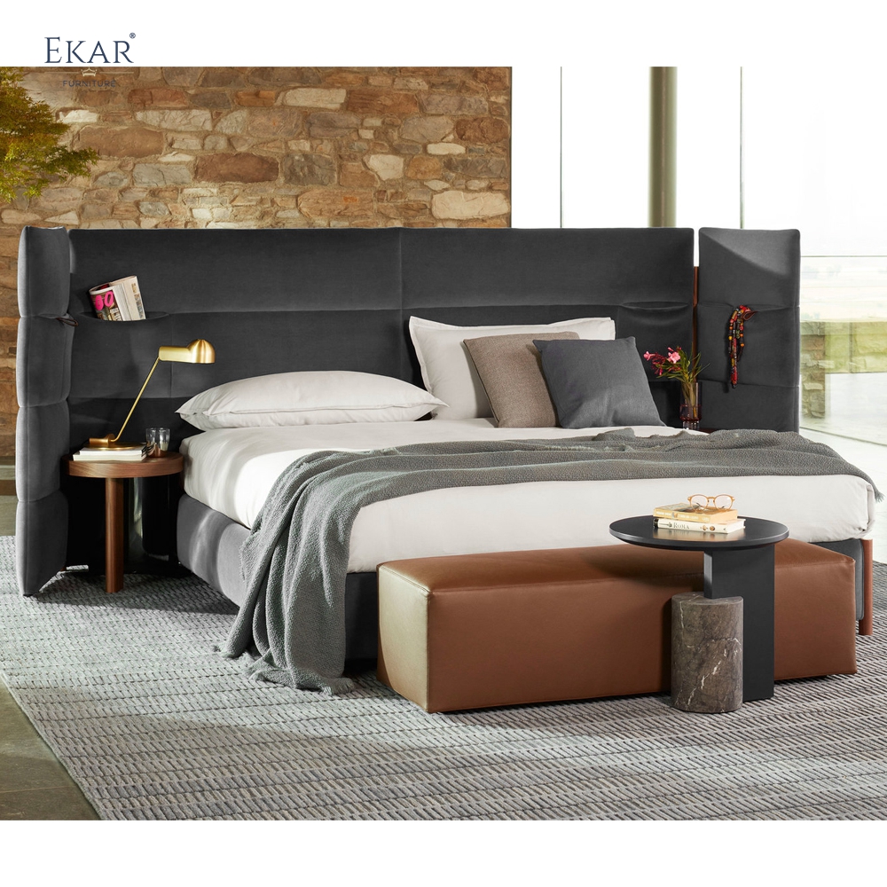 EKAR Haven King-Size Bed – Plush Bedroom Centerpiece for Ultimate Comfort HCBDZBED