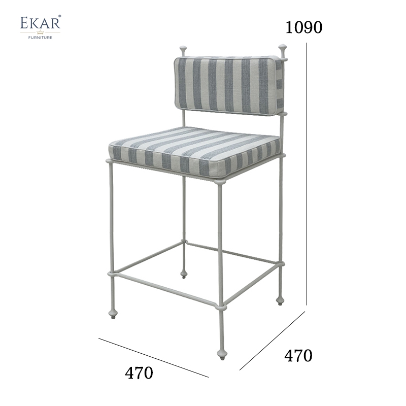 EKAR Edge Bar Stool – Stylish Minimalist Bar Chair for Kitchen Islands & Bars