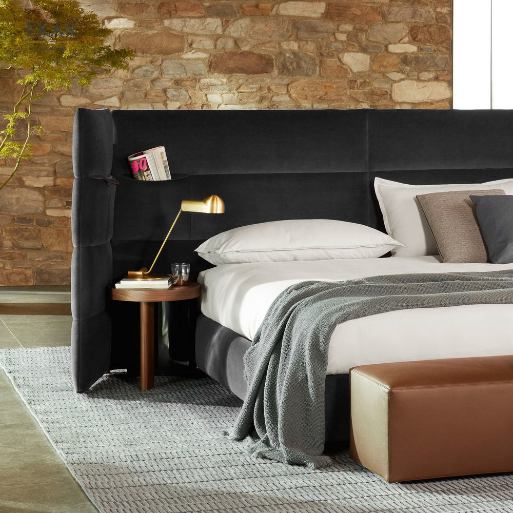 EKAR Haven King-Size Bed – Plush Bedroom Centerpiece for Ultimate Comfort HCBDZBED